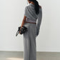 MIDI SKIRT WITH BELT LOOPS