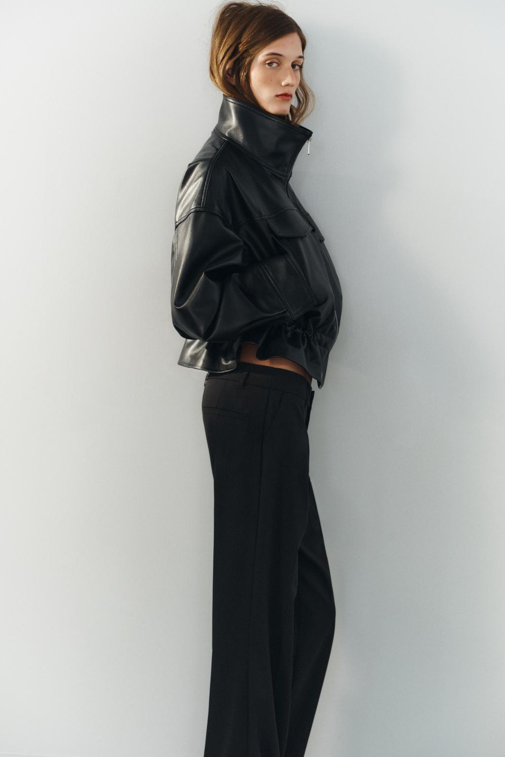 LEATHER EFFECT JACKET