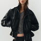 LEATHER EFFECT JACKET