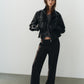 LEATHER EFFECT JACKET
