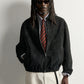 SPLIT SUEDE LEATHER JACKET