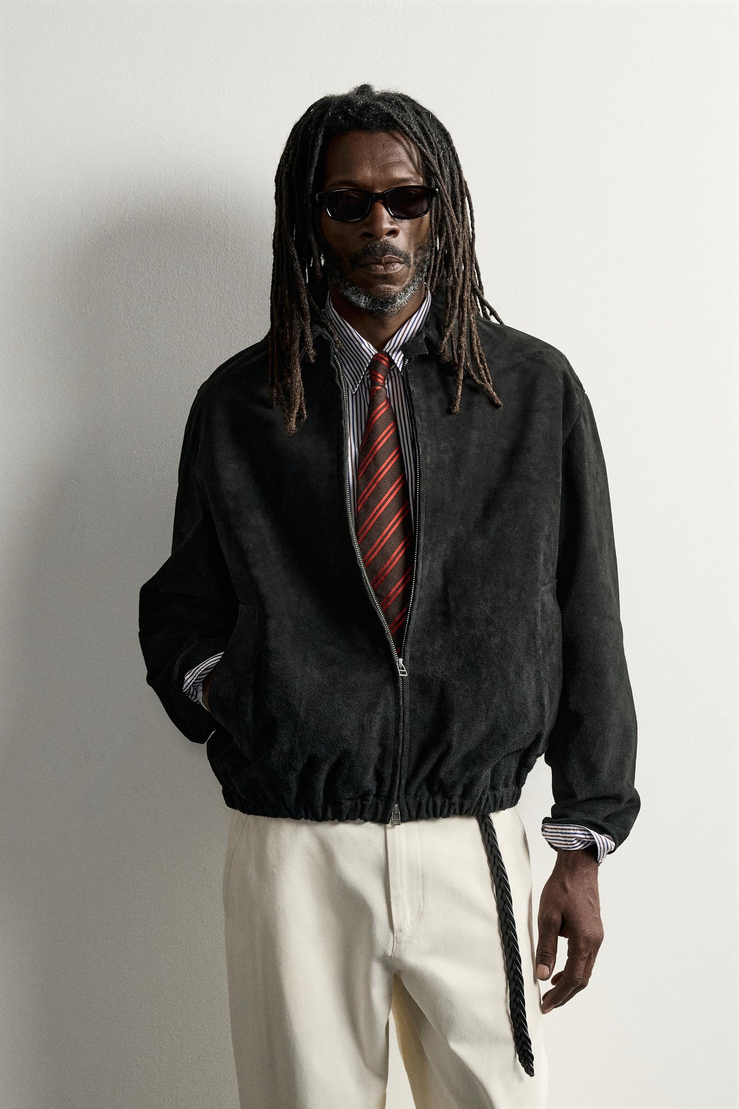 SPLIT SUEDE LEATHER JACKET