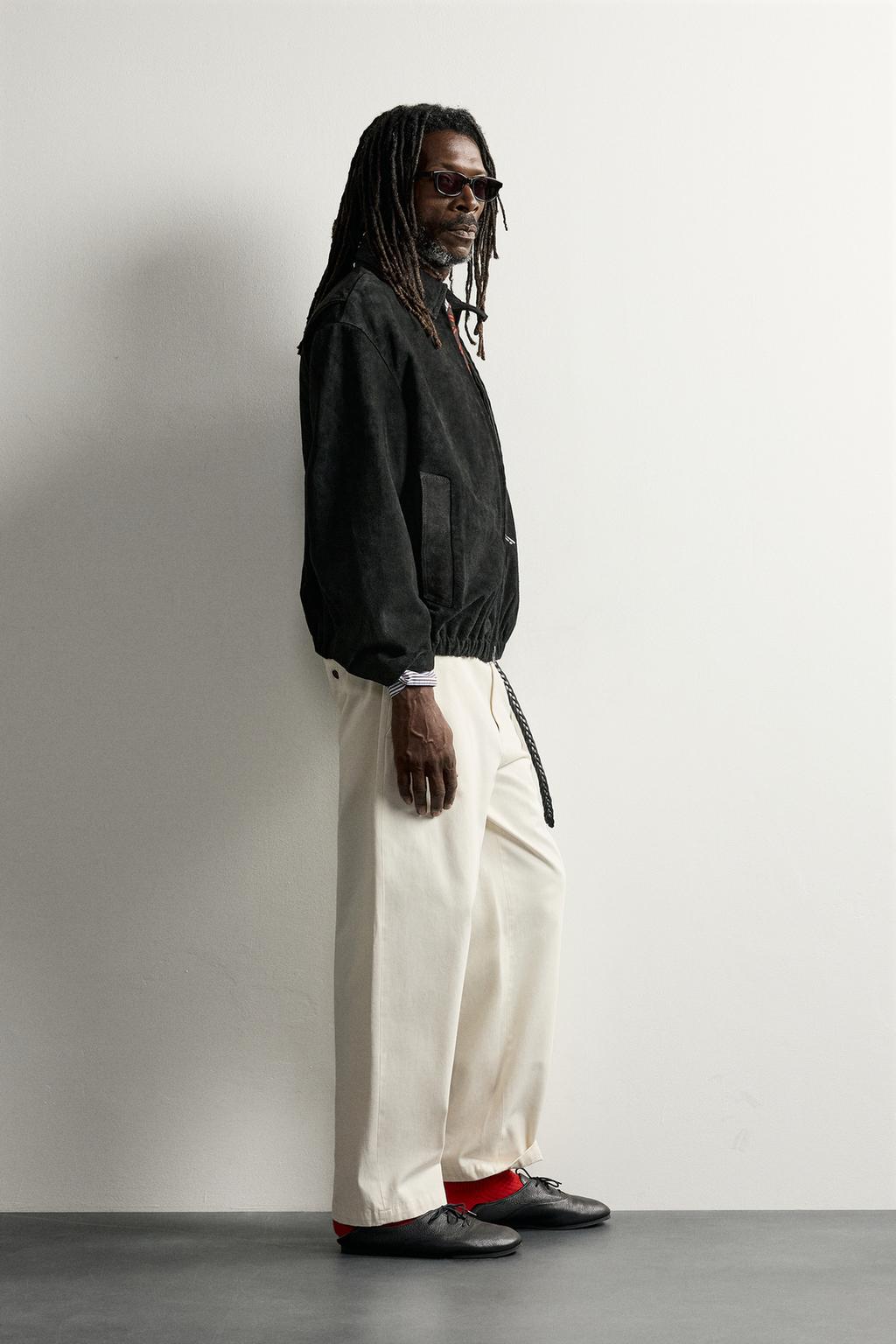 SPLIT SUEDE LEATHER JACKET