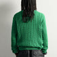 TEXTURED CABLE-KNIT JUMPER