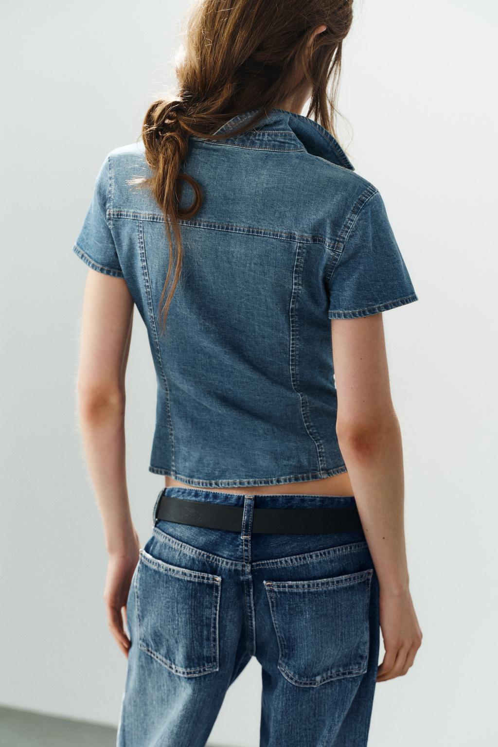 DENIM SHIRT WITH POCKETS